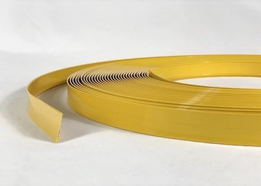 La flecha forma la cubierta de aluminio plástica del casquillo del ajuste del color amarillo buena flexibilidad de 1 pulgada