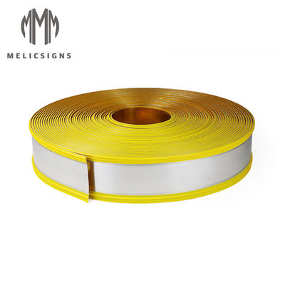 El color de oro LED del doblador del canal pone letras al casquillo de aluminio flexible del ajuste