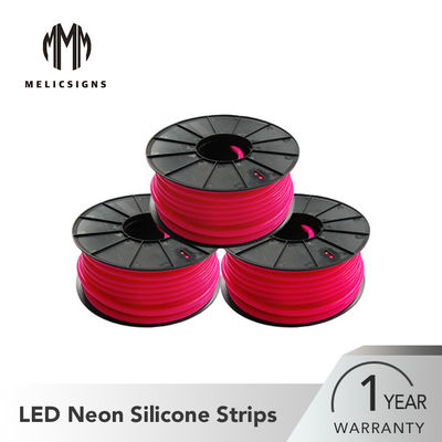 50 grueso Rose Red del metro 12m m 5050 SMD LED Flex Strip de neón