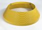 Casquillo amarillo de aluminio plástico del ajuste del plástico del color de la barra de café 3D para el borde de la letra de canal de alta resistencia