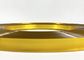 Casquillo plástico de oro 35/45 metros del ajuste para el borde de acrílico de la letra de canal