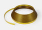 El oro J de lujo forma el casquillo plástico 2,0 cm de la tira de ajuste 35/45 metro con aluminio