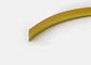 Casquillo plástico 2,0 cm 3/4&quot; del ajuste del color de oro tipo muestra de Jwelite de la pulgada de la letra de 3D