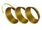 Casquillo plástico 2,0 cm 3/4&quot; del ajuste del color de oro tipo muestra de Jwelite de la pulgada de la letra de 3D