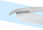 Perfiles blancos de la protuberancia del color del casquillo plástico del ajuste de la letra de canal de la forma de la flecha blancos para la vuelta de la señalización