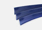 Tipo azul de acrílico borde del color J de la letra de canal casquillo plástico del ajuste de 3/4 pulgada