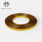 La flecha del color oro de las muestras al aire libre forma el casquillo del ajuste del plástico de la prenda impermeable los 2.6cm