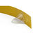 Casquillo lateral del ajuste de la letra de canal de borde del casquillo de aluminio el amarillo del ajuste de la pintura del color para la letra de acrílico