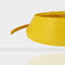 Los encantos amarillos galvanizaron el casquillo de acrílico llevado del ajuste de la muestra de la letra por el logotipo de Enseigne
