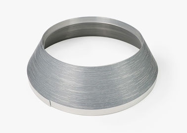 J de plata forma la oficina plástica Logo Making Aluminum Channel Letter de la carga libre del casquillo 2,0 cm de la tira de ajuste