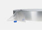 Letra de canal al aire libre del casquillo de aluminio color plata del ajuste para la muestra de publicidad