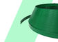 Color verde 100% del ajuste de la Virgen de la anchura plástica del casquillo los 2.0CM para la muestra al aire libre del mercado