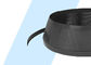 Base de aluminio del color del plástico del ajuste de la anchura negra del casquillo 2,0 cm con los detalles que embalan